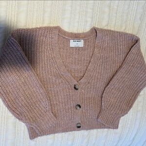 Old Navy Girls Blush Cardigan Sweater